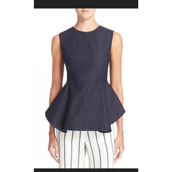 Theory Kalsing S lamb leather sleeveless top - Picture 5 of 15